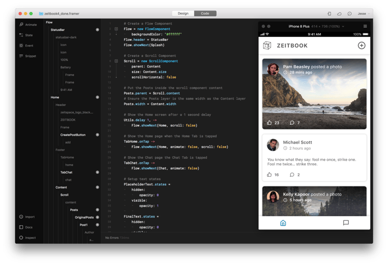 The Framer UI