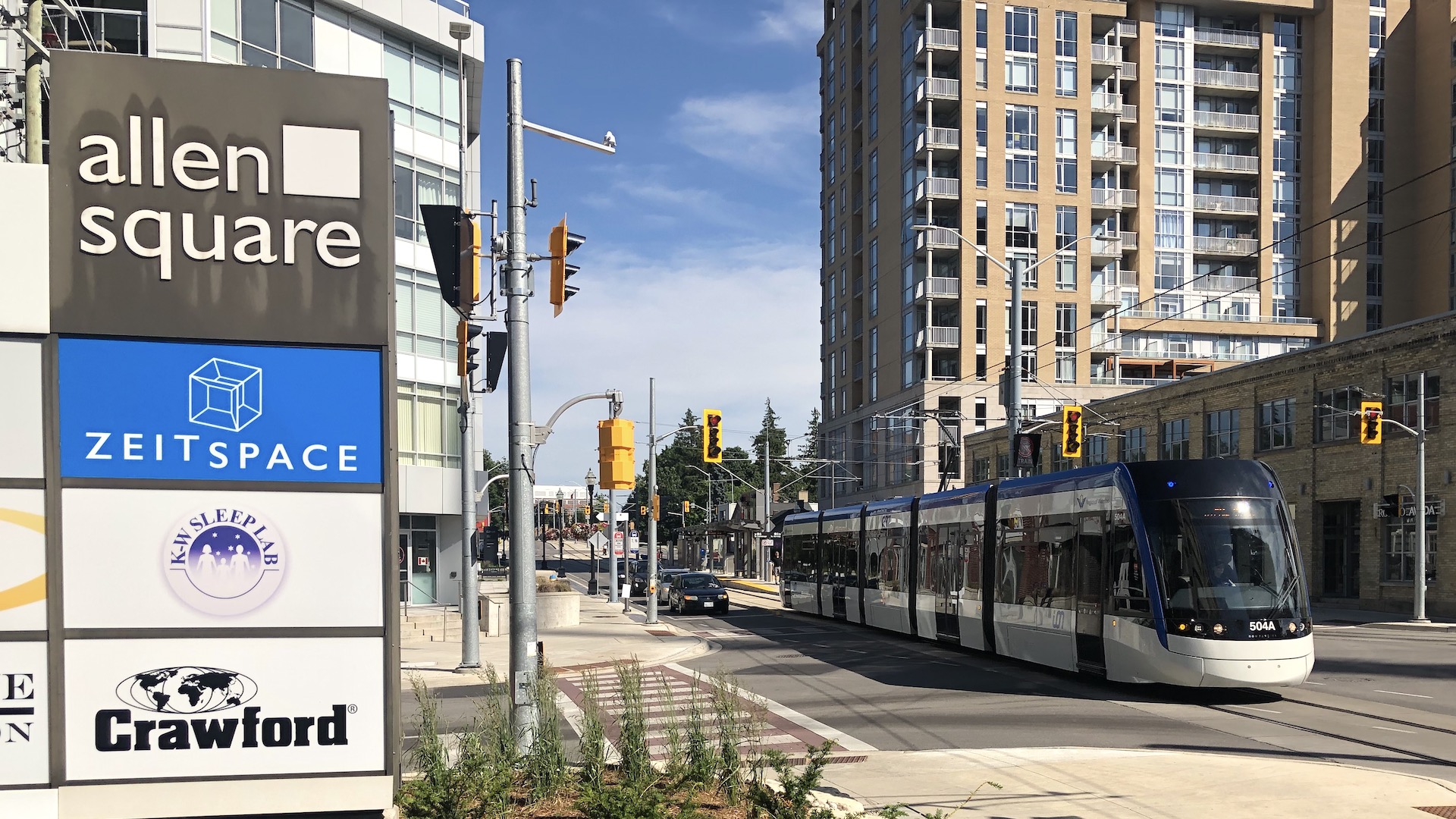 The Allen Ion Stop in Waterloo's SoUp District