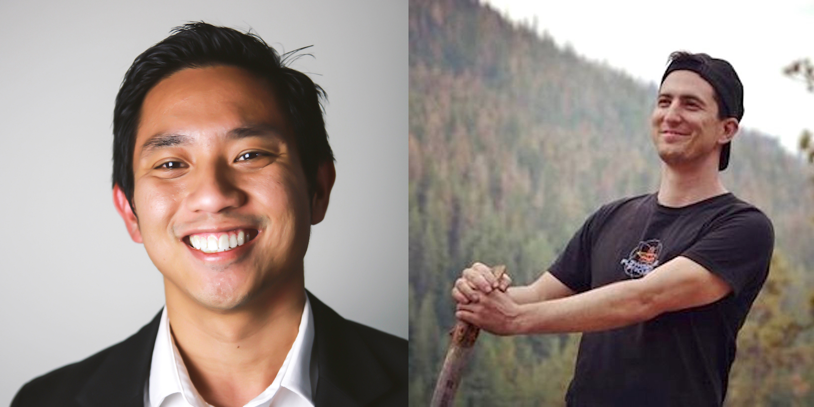 Mark Tan, left, and Nathan Maton, right.