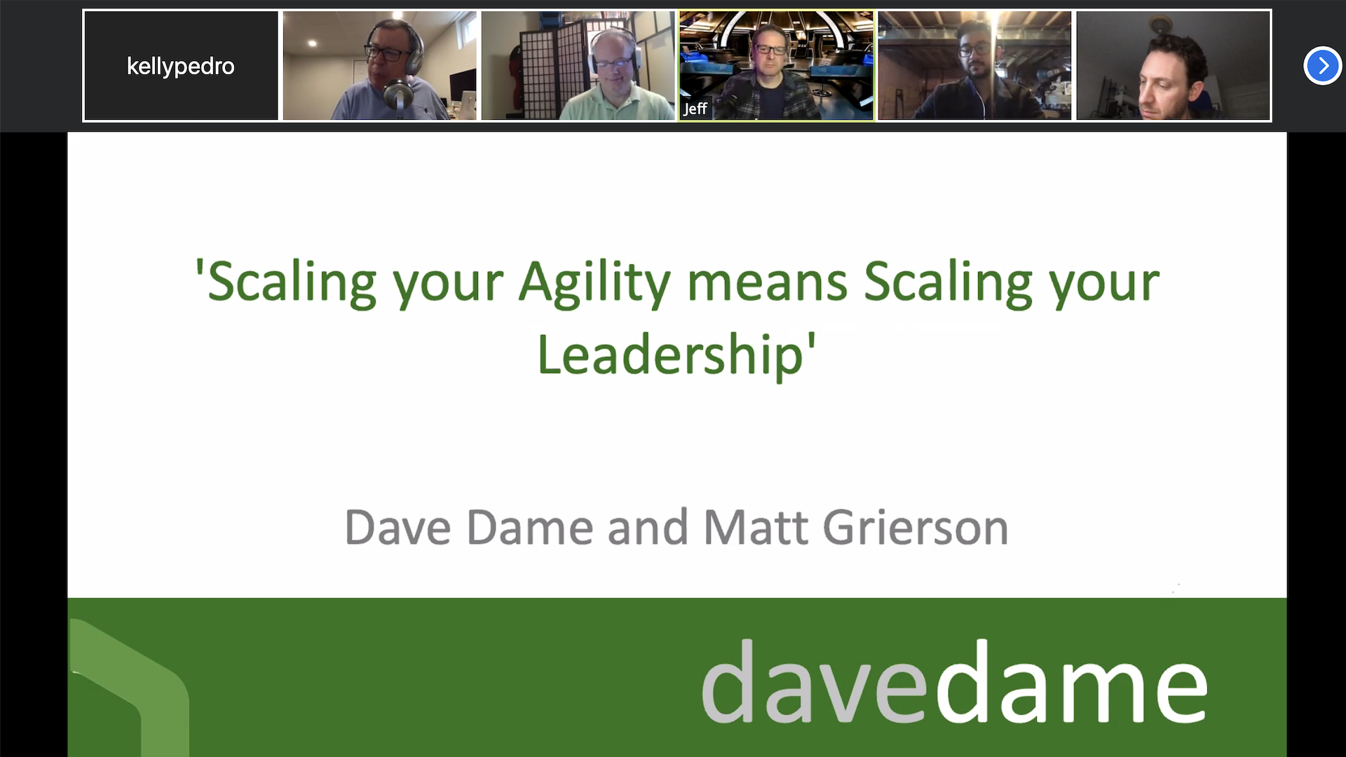 Dave Dame and Matt Grierson's 'Scaling your Agility means Scaling your Leadership'